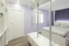 Reforma habitación de matrimonio con vestidor en ático en Benicàssim